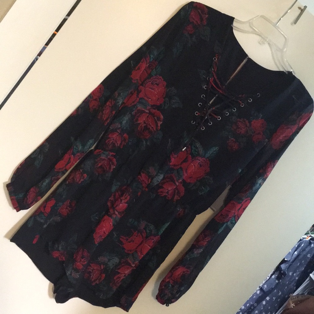 Printed romper